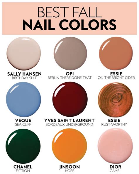 pretty nail colors fall|nail polish colors fall 2022.